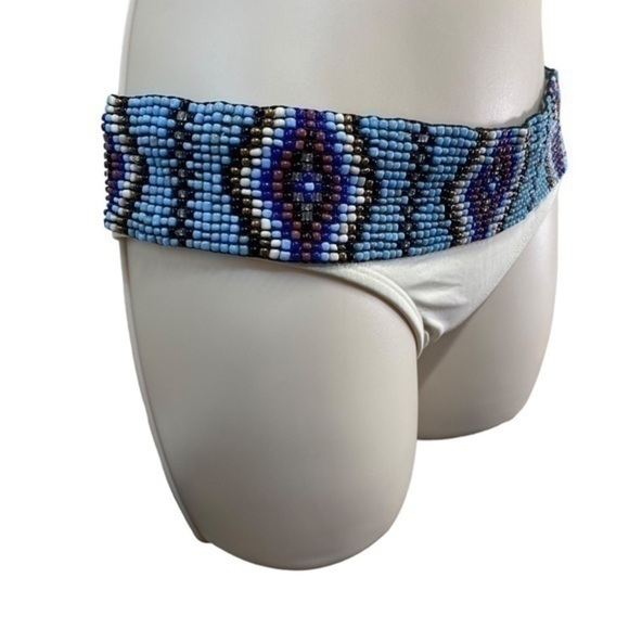 PILYQ Belted Teeny Bikini Bottom ONLY in Keshi Pearl - Picture 8 of 12